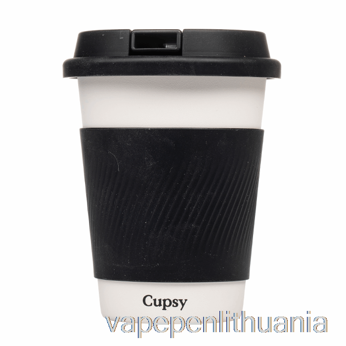 Puffco Cupsy Puodelio Stiliaus Vandens Vamzdis Baltas Vape Skystis